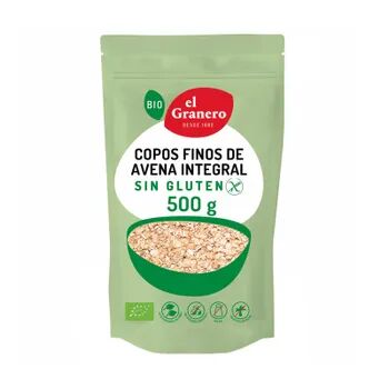 El Granero Integral Copos Suaves De Avena Integral Sin Gluten Bio 500g