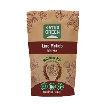 NaturGreen Lino Molido En Frío Marrón Bio 225g