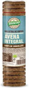 Biocop Galletas De Copos Avena Integral Chips De Chocolate 250g Chocolate