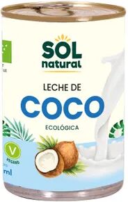 Sol Natural LECHE DE COCO PARA COCINAR BIO 400ml