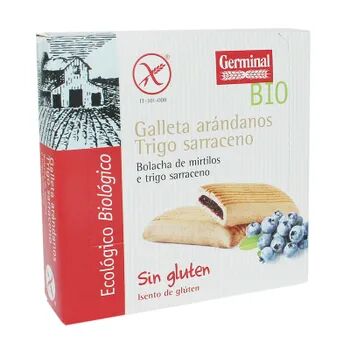 Germinal Eco Bio Galletas Arándano Trigo Sarraceno Sin Gluten Bio 200g Arándano