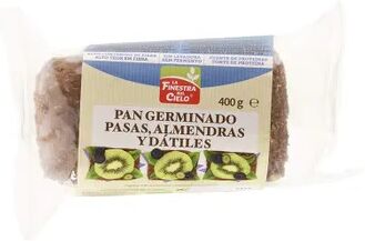 La Finestra Sul Cielo Pan Germinado con Almendras, Pasas y Dátiles 400 g