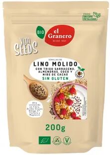 El Granero Integral Vitaseeds Lino Molido, Trigo Sarraceno, Almendra, Coco 200g