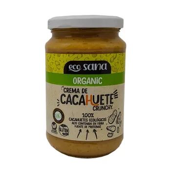 Ecosana Crema De Cacahuete Crunchy Orgánica 350g Cacahuete