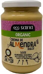 Ecosana Crema De Almendra Dulce Orgánica 350g Almendra