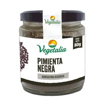 Vegetalia Pimienta Negra En Polvo Ecológica 80g