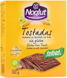 Santiveri Tostadas Chocolate Con Leche Noglut 17g 6 Uds Chocolate con Leche