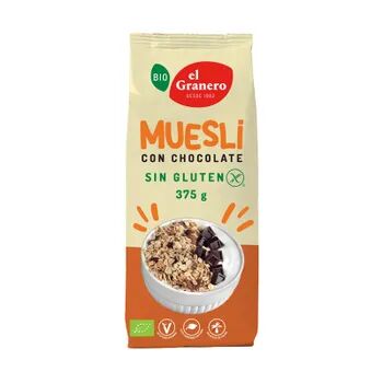 El Granero Integral Muesli Con Chocolate Sin Gluten Bio 375g Chocolate