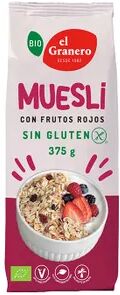 El Granero Integral Muesli Con Frutos Rojos Sin Gluten Bio 375g Frutos Rojos