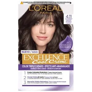 L'Oreal Paris Excellence Cool Creme #4,11 Castaño Ceniza Intenso