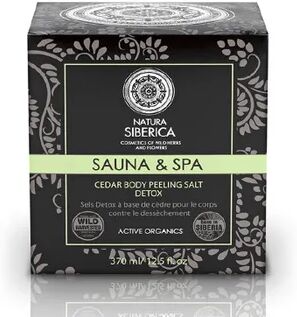 Natura Siberica SAUNA & SPA PEELING CORPORAL CEDRO DETOX A BASE DE SAL 370 ml