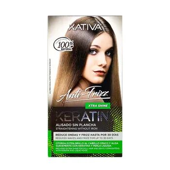 Kativa Keratin Anti-Frizz Alisado Sin Plancha Extra Brillo