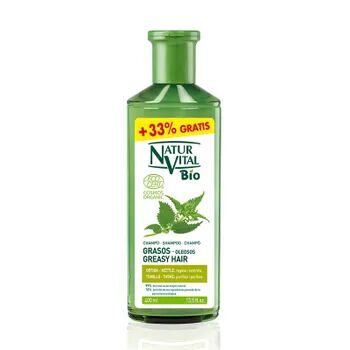 Natur Vital Champú Bio Ecocert Cabellos Grasos 400 ml