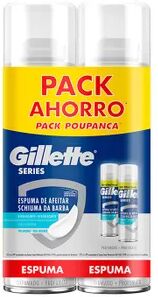 Gillette Series Espuma De Afeitar 2 Uds 250 ml