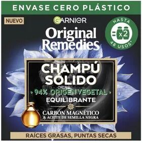 Garnier Original Remedies Champú Sólido Carbón 60g