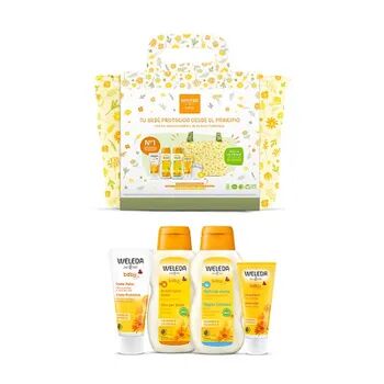 Weleda Set Regalo Bienvenido Bebé Bolsa + 5 Piezas