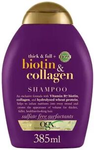 OGX Thick Full + Biotin Collagen Shampoo 385 ml