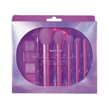 Beter Pink Attitude Make-Up Palette & Mini Brush Set