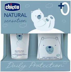 Chicco Set Natural Sensation Gel Champú 200 ml + Crema Balsámica 100 ml