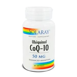 Solaray UBIQUINOL COQ-10 50mg 30 Softgels