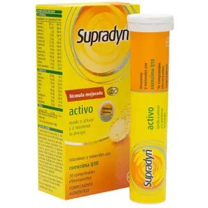 Supradyn ACTIVO 30 Tabletas Efervescentes