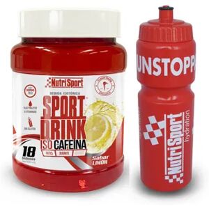 NutriSport SPORT DRINK ISO CAFEÍNA 990g + BIDÓN Limón