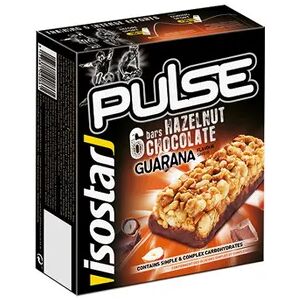 Isostar Pulse Bar Con Guarana 23g 6 Barritas Avellana-Chocolate