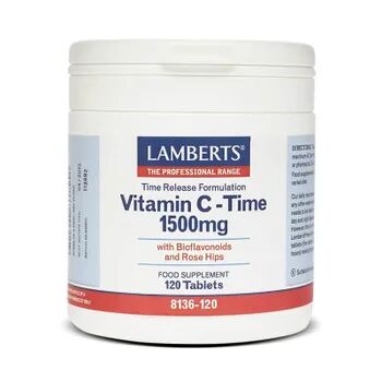 Lamberts VITAMINA C 1500mg CON BIOFLAVONOIDES (LIBERACIÓN SOSTENIDA) 120 Tabs