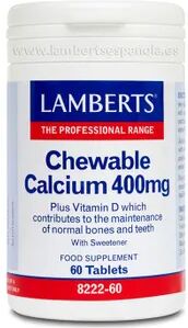 Lamberts CALCIO MASTICABLE 400mg 60 Tabs