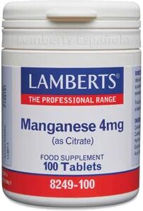 Lamberts MANGANESO 4mg 100 Tabs