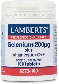 Lamberts SELENIO 200µg + A + C + E 100 Tabs