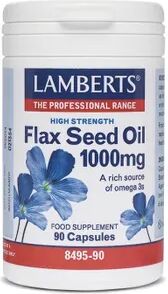 Lamberts ACEITE DE SEMILLAS DE LINO 1000mg 90 Caps