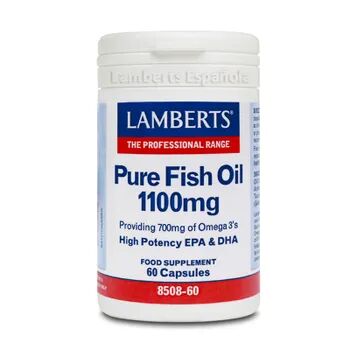 Lamberts ACEITE DE PESCADO PURO 1100mg 60 Cápsulas