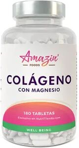 Amazin' Foods COLÁGENO CON MAGNESIO 180 Tabs