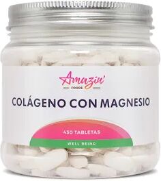 Amazin' Foods COLÁGENO CON MAGNESIO 450 Tabs