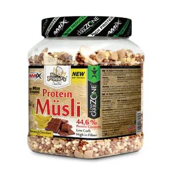 Amix Nutrition PROTEIN MÜSLI MR. POPPERS 500g Chocolate-Coco