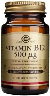 Solgar VITAMIN B12 500mcg 50 Vcaps