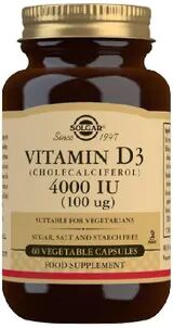 Solgar Vitamina D3 4000UI 60 Caps