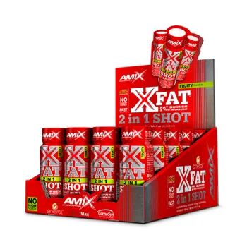 Amix Nutrition X-FAT 2 EN 1 SHOT 20 Viales de 60ml Frutas