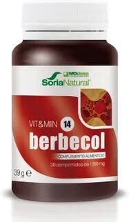 Soria Natural VIT&MIN 14 BERBECOL 30 Tabs