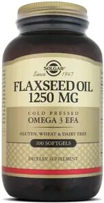 Solgar FLAXSEED OIL 1250mg 100 Softgels