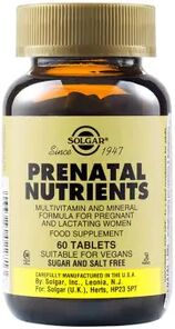 Solgar PRENATAL NUTRIENTS 60 Tabs