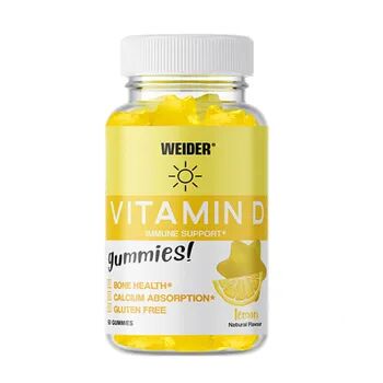 Weider Vitamin D Gummies! 50 Uds Limón
