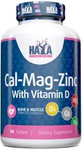 Haya Labs Calcio Magnesio Y Zinc Con Vitamina D 90 Tabs