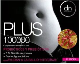 Direct Nutrition Plus 100000 Probióticos Y Prebióticos 16 Sobres