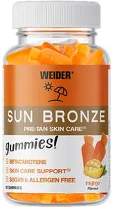 Weider Sun Bronze Gummies! 40 Uds Melocotón