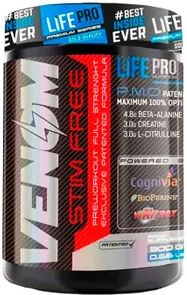 Life Pro Nutrition Venmo Pre-Workout Non Stimulant 300g Energy Burst