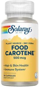 Solaray Food Carotene 500 mcg 30 Perlas