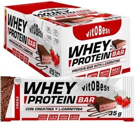 Vitobest Whey Protein Bar 25 Barritas 35g Vainilla