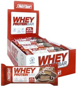 NutriSport Whey Protein Bar 70g 12 Barritas Chocolate